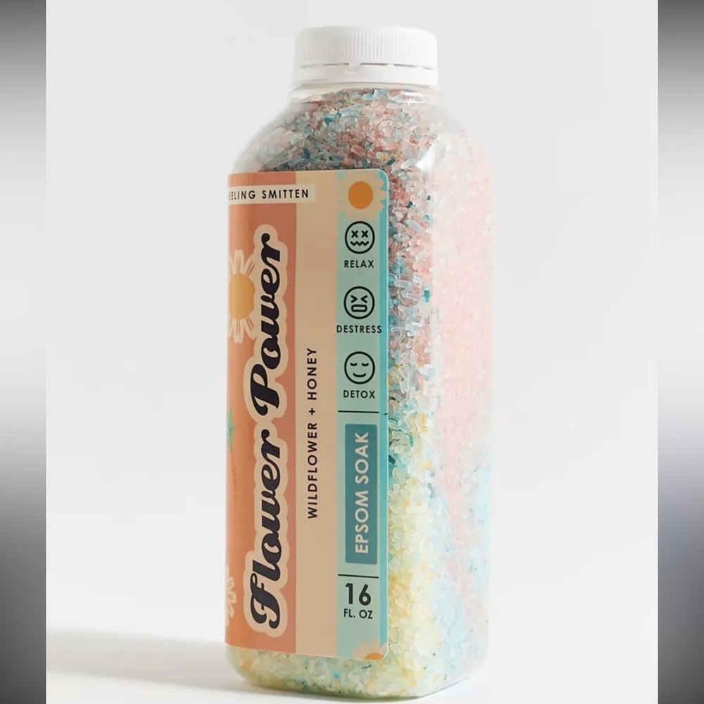 FLOWER POWER Wildflower + Honey Good Vibes Epsom Salt Soak